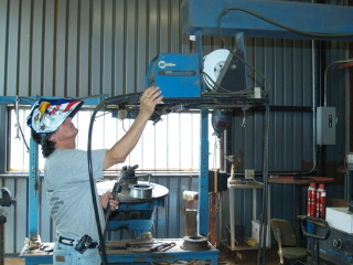 Welding at United Machine Works